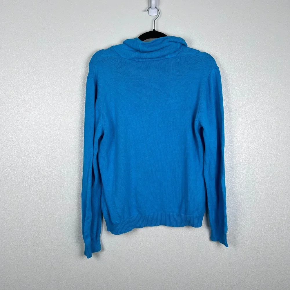 Lauren‎ Ralph Lauren Women's Knit Sweater Blue Sz XL